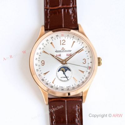 AAAA Clone Jaeger-LeCoultre Master Calendar Cal.866 Rose Gold Watch 40mm